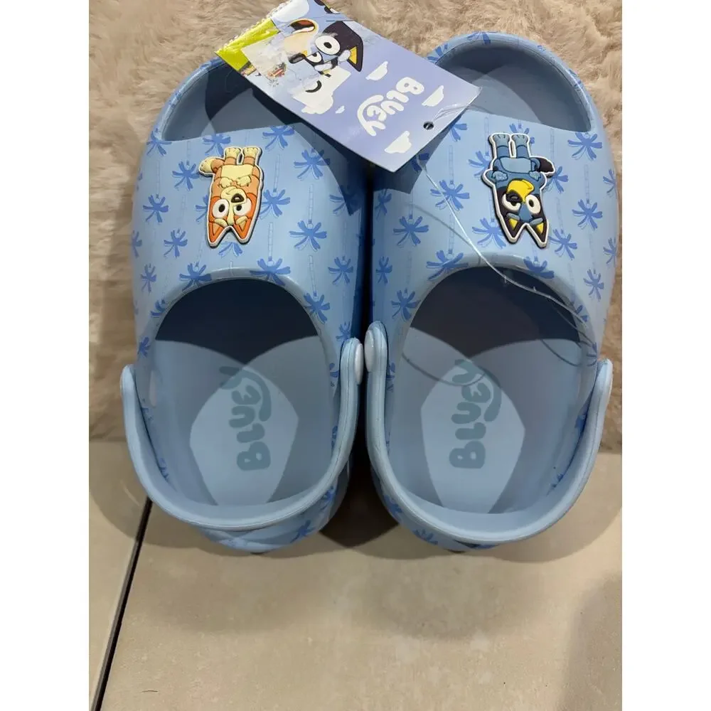 Bluey Toddler Clogs Sandals Size 9T Blue Bingo NWT Slip On Shoes